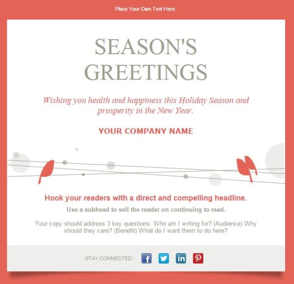 7 Holiday Email Templates for Small Businesses & Nonprofits