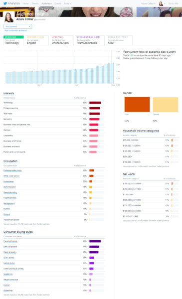 Twitter audience insights