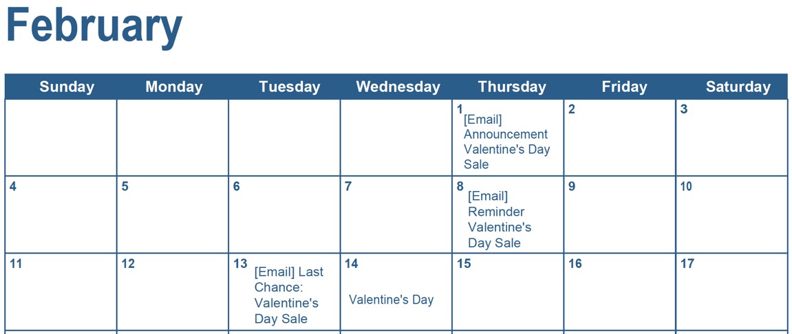 Updated feb calendar