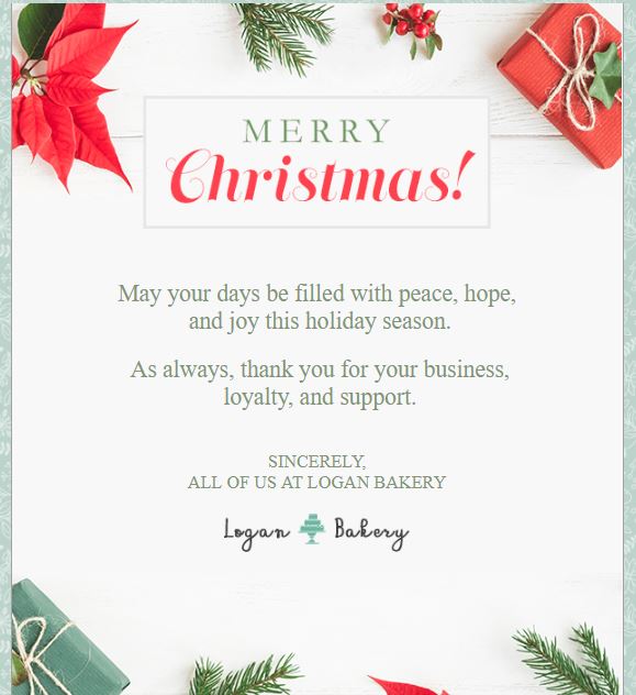 10 Holiday Email Templates For Small Businesses Nonprofits