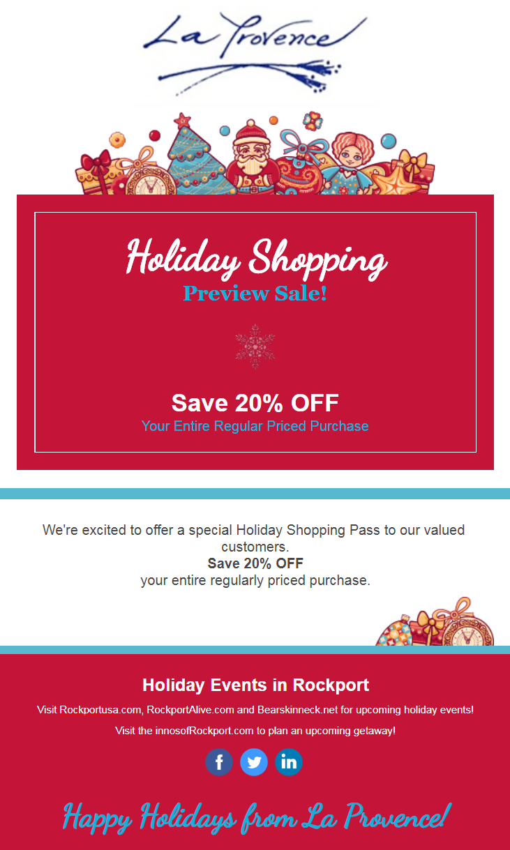 28 Holiday Email Marketing Ideas with Examples | Constant ...