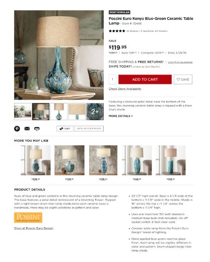 Product Page Example