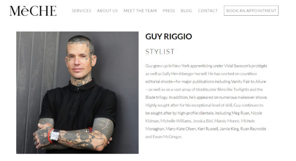 hair stylist bio examples