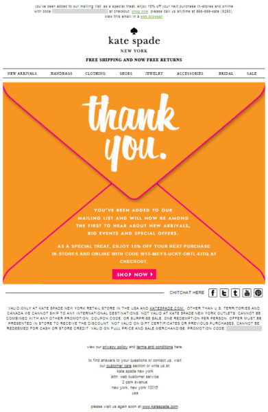 great email designs use color to hook a reader's emotion