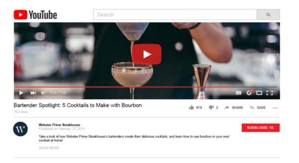 restaurant video marketing can include social media teasers that link to longer videos